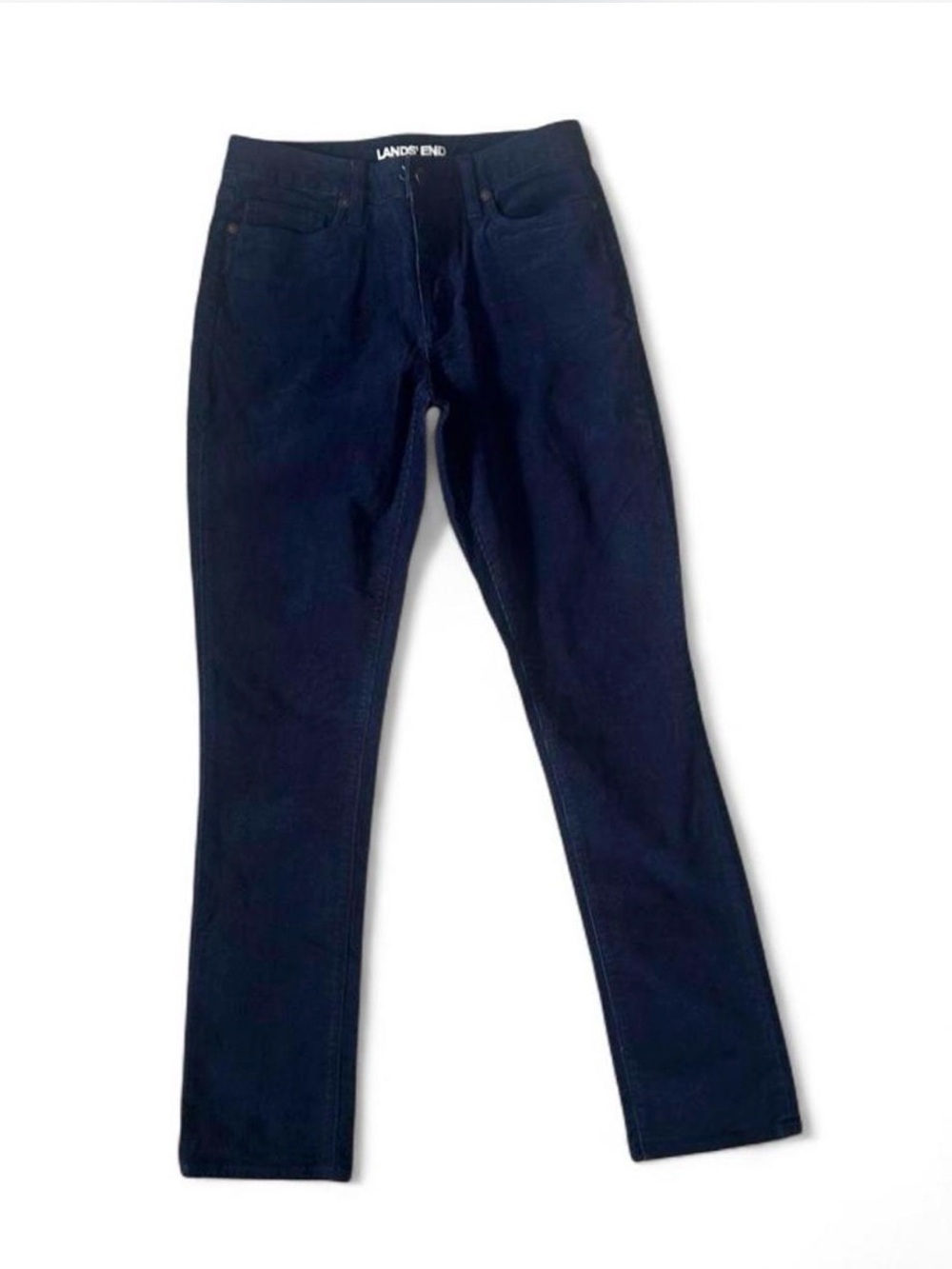 Navy blue #Lands’ End corduroy pants in a US 6